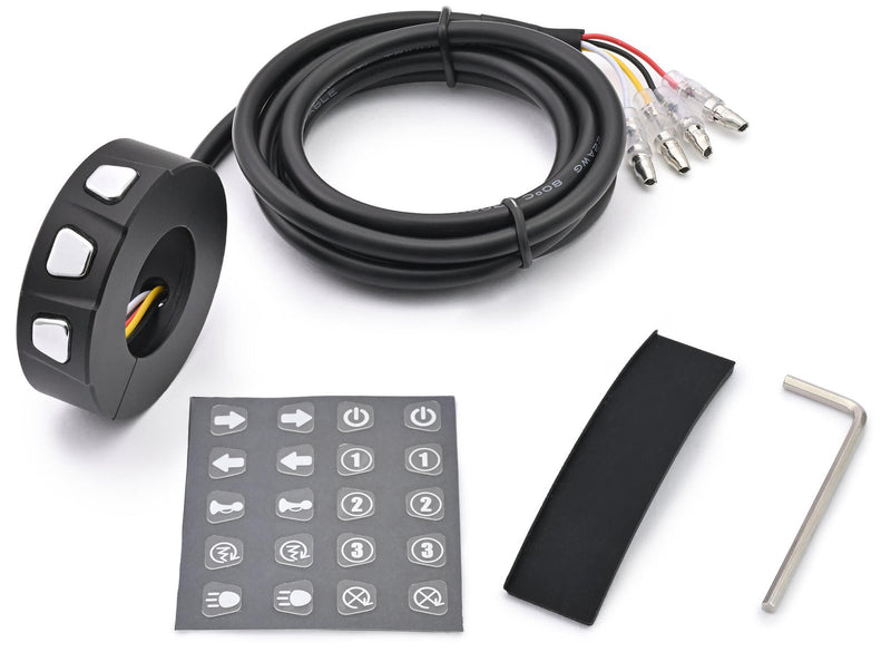 Load image into Gallery viewer, Daytona schakelaar shifter steering armature alu sw chr
