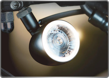 Kellermann led knipperlicht bullet 1000® pl white kl turn signal bullet 100 white, black