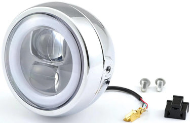 Daytona hoofdkoplamp led headlights led 12mm chr, lateral