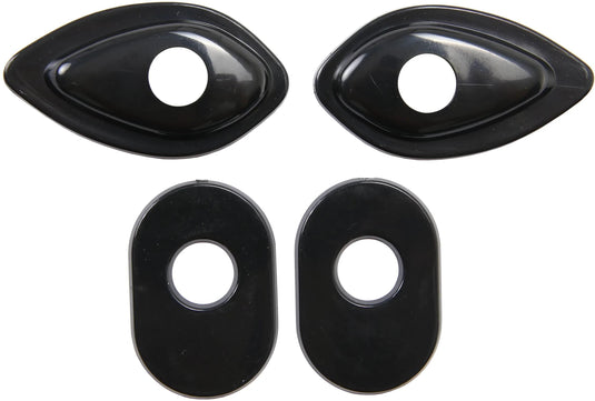 Kellermann blinkermontageplatte mounting plate turn signa black,