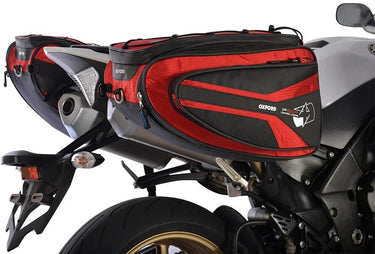 Oxford seitentaschen p50r panniers side pockets p50r red 2x25l
