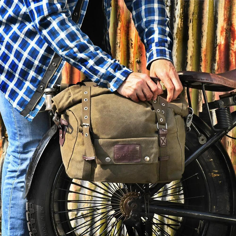 Load image into Gallery viewer, Oxford tasche heritage panniers heritage 40 ltr brown
