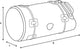 Oxford bagagerol aqua t-50 baggage roll t-50 black grey