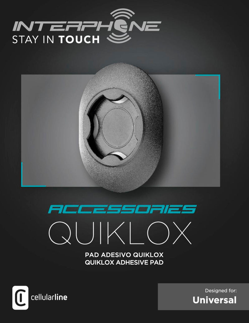 Load image into Gallery viewer, Interphone mobiele telefoon houder quiklox quicklox plate z. adhesive cell phone ba
