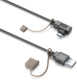 Interphone laadkabel charging cable interph. usb-a to usb-c