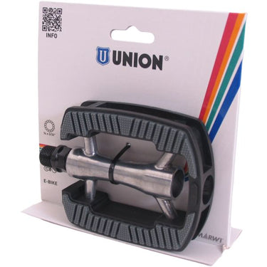 Union 821 pedalen alu zilver blister