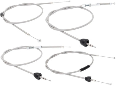 101 octane bowden kabelset bowden cable set 101.octa 4tlg grey