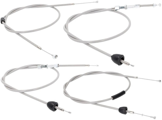 101 octane bowden kabelset bowden cable set 101.octa 4tlg grey