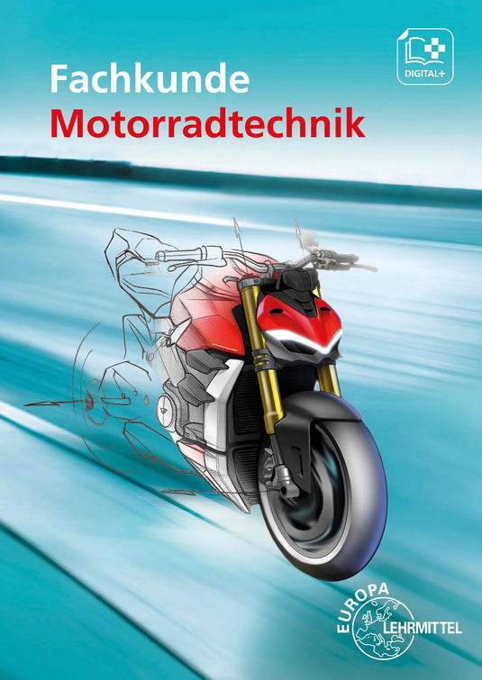 Europa-lehrmittel buch book fachk. motorradtec. europe teaching aids