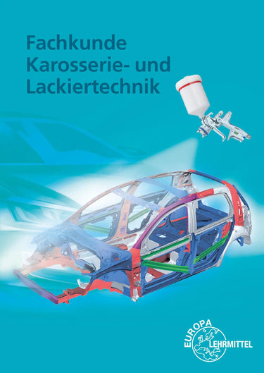 Europa-lehrmittel boek book fachk. karos. paintt europe teaching aids