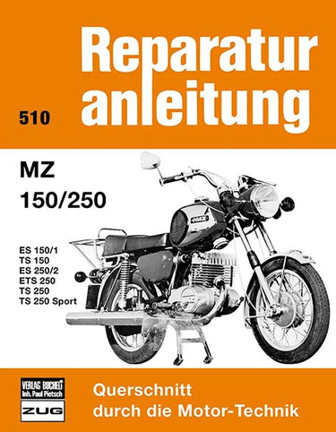 Bucheli-verlag reparatie-instructies book repair instructions mz 150 250