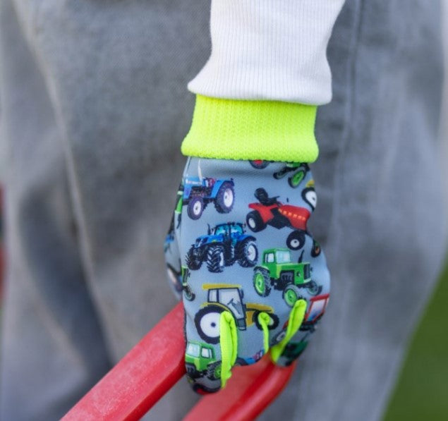 Load image into Gallery viewer, Keron kinderhandschoen joy 4 6 jaar tractormotief
