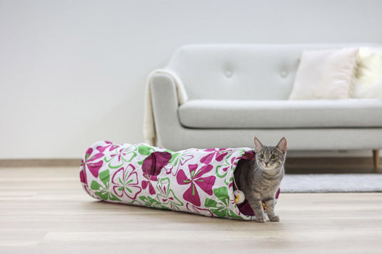 Producten ritseltunnel van nylon flower 25 x 90 cm