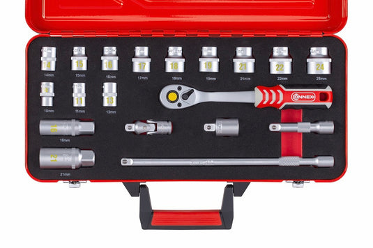 Connex producten dopsleutelset profi 38 19 delig