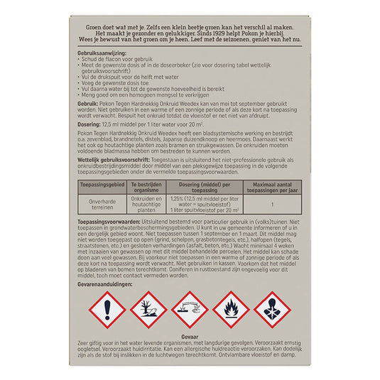 Pokon producten tegen hardnekkig onkruid concentraat 100ml weedex