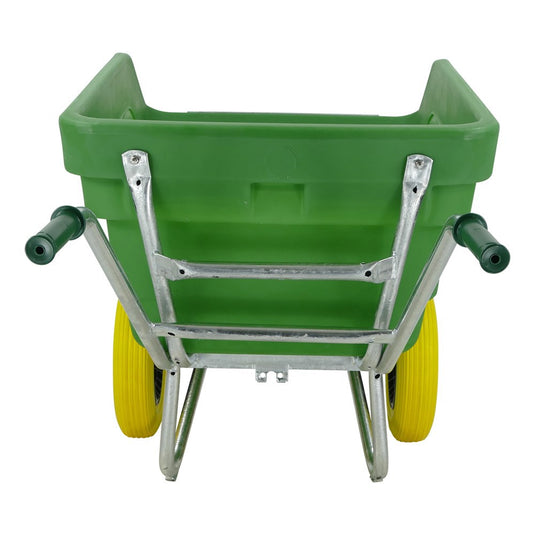 Fort producten kiep kruiwagen f s 300l groen 2 nml wiel