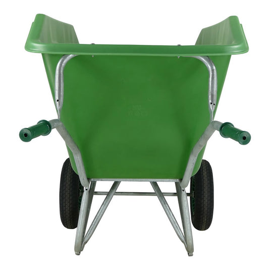 Fort producten kruiwagen f s 500l groen verz onderstel 2 luchtwiel