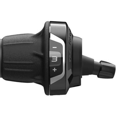 Shimano draaiversteller (links) 3-speed tourney sl-rv400 - zwart zilver