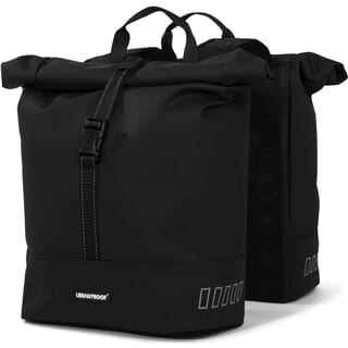 Load image into Gallery viewer, Urbanproof tas double roll up recycle 38l zwart
