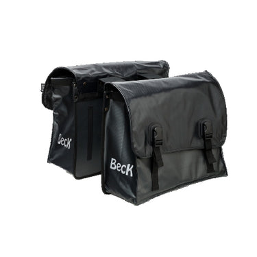 Tas dubbel beck classic zwart tarpauline 46l.