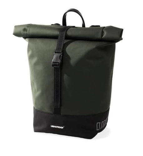 Load image into Gallery viewer, Urbanproof urban proof single rolltop tas 20l groen recycled
