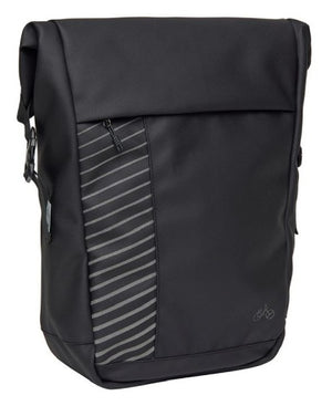 Gravel backpack zwart met laptopvak