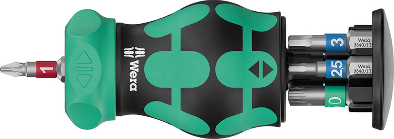 Load image into Gallery viewer, Wera bicycle set 5 bit set incl. hand holder with ratchet function 7-piece
