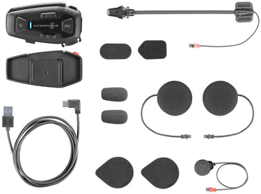 Interphone helm communicatie systeem u-com 8 r com. system helmet u-com8r singlekit