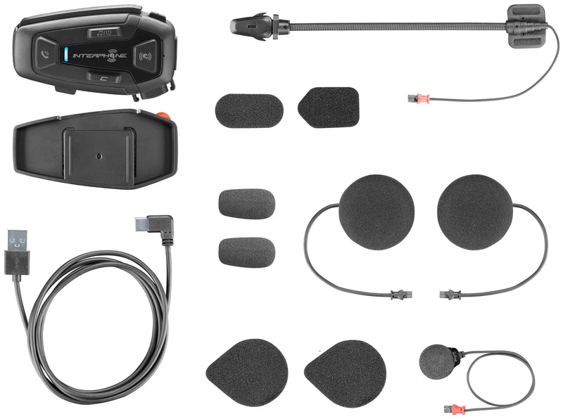 Load image into Gallery viewer, Interphone helmkommunikationssystem u-com 8 r com. system helmet u-com8r singlekit
