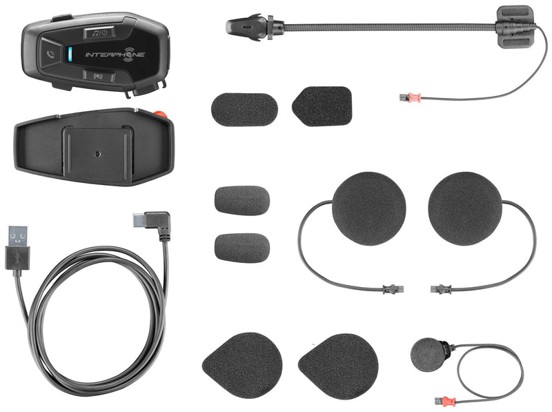 Load image into Gallery viewer, Interphone helmkommunikationssystem u-com 7 r com. system helmet u-com7r singlekit
