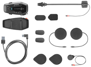 Interphone helm communicatie systeem u-com 7 r com. system helmet u-com7r doublekit