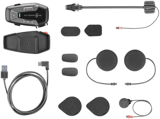 Interphone helmkommunikationssystem u-com 6 r com. system helmet u-com6r singlekit
