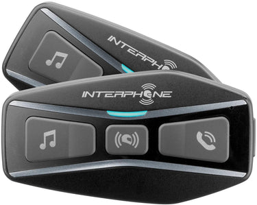 Interphone helm communicatie systeem u-com 4 com. system helmet u-com 4 double pac