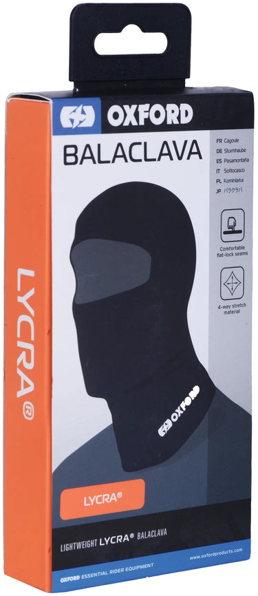 Oxford bivakmuts lycra storm hoods black