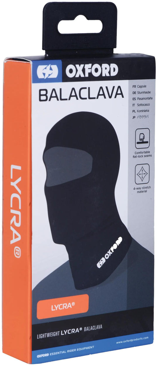 Oxford sturmhaube lycra storm hoods black