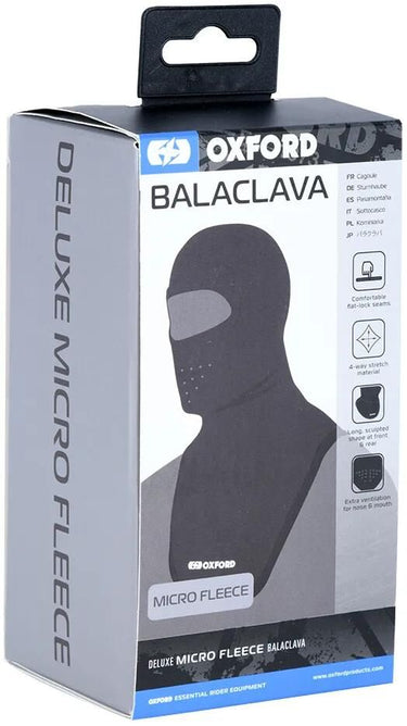 Oxford bivakmuts storm hood deluxe mirco fleece black