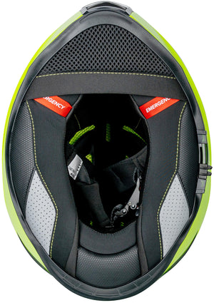 Spec-x integraalhelm sx-82.03 stinger helmet sx-82.03 stinger xs neon green