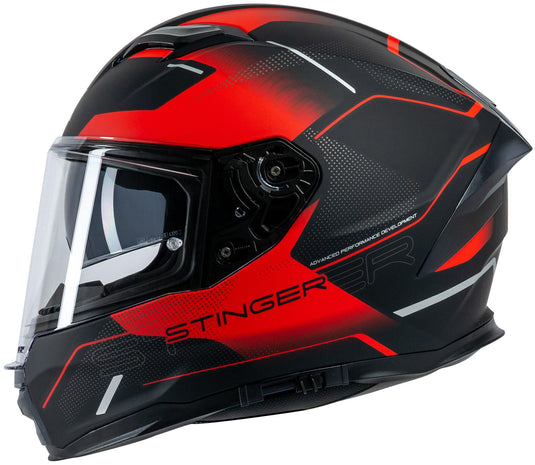 Spec-x integraalhelm sx-82.03 r1 stinger helmet sx-82.03 r1 sw red matt xxl pin ready