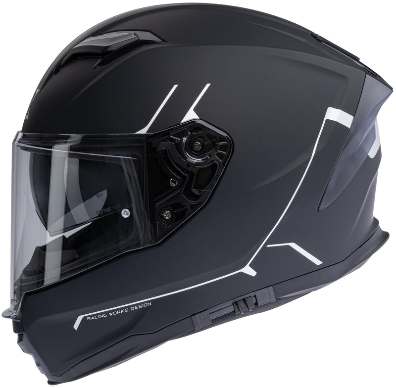 Load image into Gallery viewer, Spec-x integraalhelm sx-82.03 r2 stinger helmet sx-82.03 r2 bw matt grey xxl pinready
