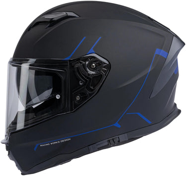 Spec-x integralhelm sx-82.03 r2 stinger helmet sx-82.03 r2 black matt blue s pin rea