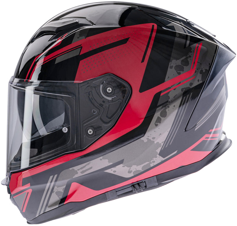 Load image into Gallery viewer, Spec-x integraalhelm sx-82.03 r1 stinger helmet sx-82.03 r1 red black grey s pin read
