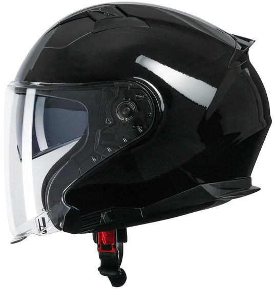 Spec-x jethelm sx-22.03 stinger jet helmet sx-22.03 stinger jet xs black
