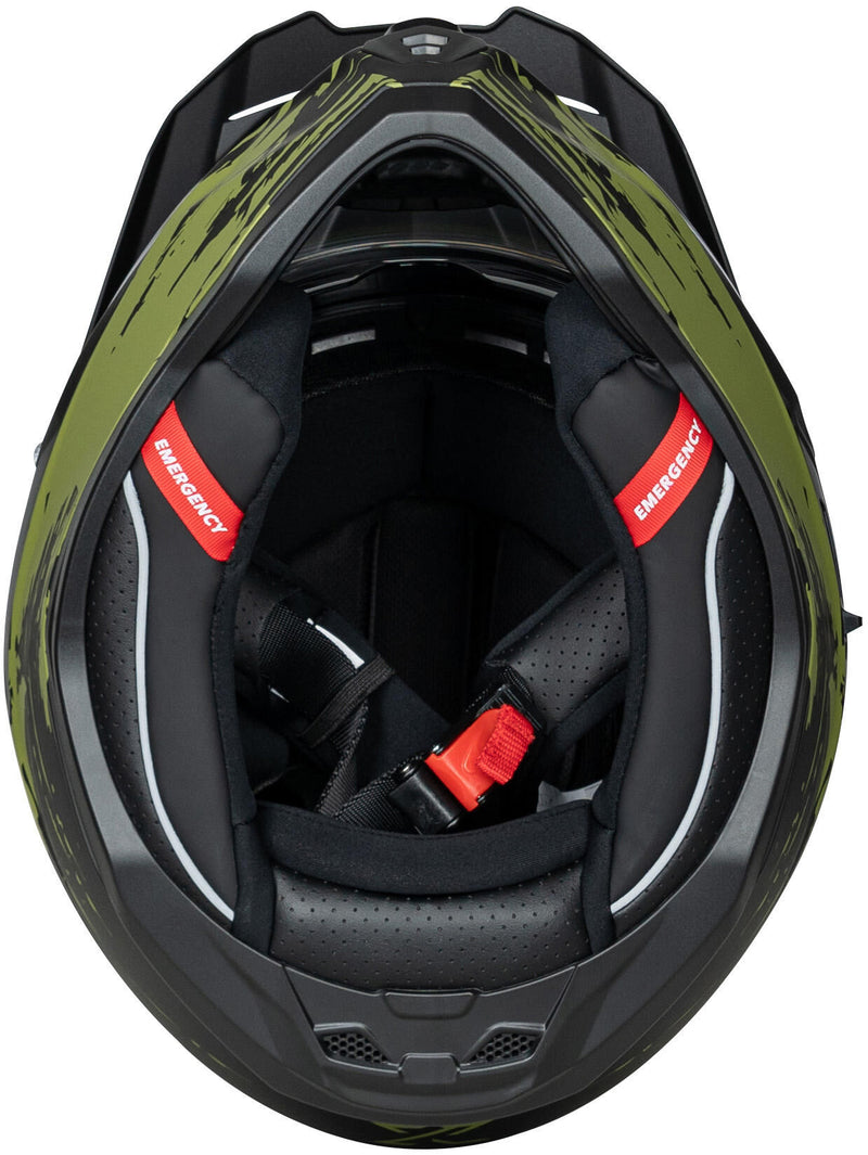 Load image into Gallery viewer, Spec-x endurohelm sx-62.01 r1 stinger adv helmet spac-x sx-62.01 r1 stinger adv xs bl green
