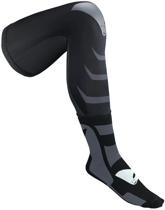 Ufo plast socken off-road socks ufo long black grey gr. m