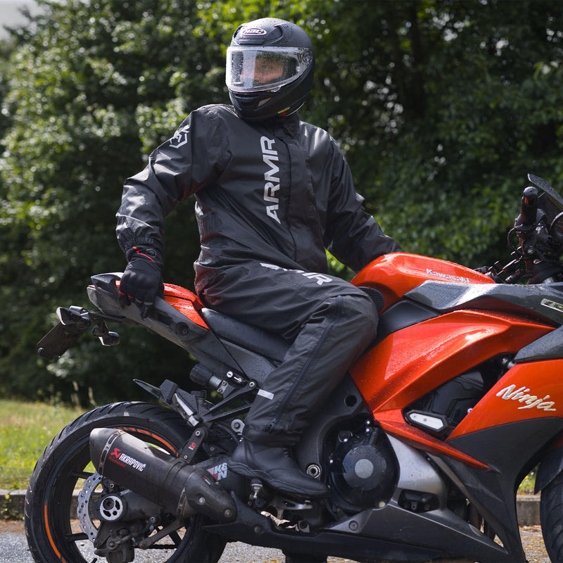 Load image into Gallery viewer, Armr regenbroek dryguard rain trousers drygua wp black gr. 4xl
