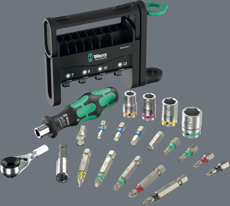 Load image into Gallery viewer, Wera tool-check modular 1, 21-piece

