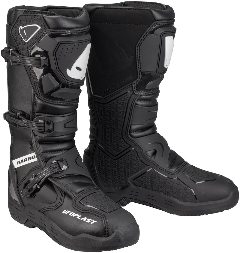 Load image into Gallery viewer, Ufo plast laarzen gargor boots ufo gargor black white gr. 42
