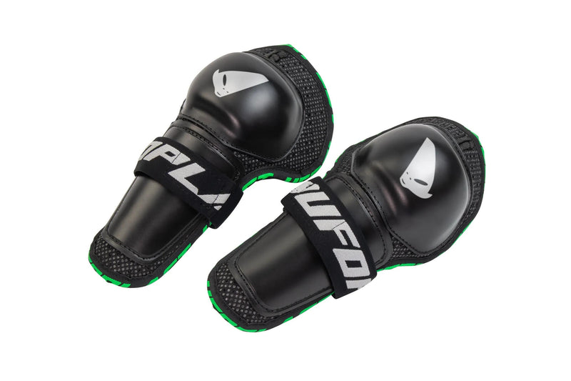 Load image into Gallery viewer, Ufo plast knieprotektoren alcor kids knee protector ufo alcor black
