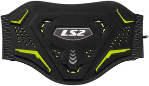 Ls2 nierengurt koku kidney belts koku black yellow gr. 3xl-5xl