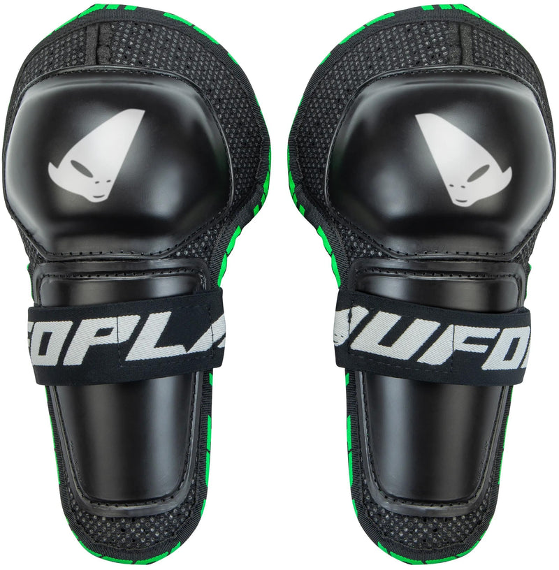 Load image into Gallery viewer, Ufo plast knieprotektoren alcor kids knee protector ufo alcor black
